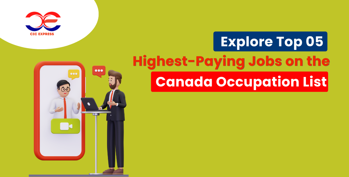 Top 5 Occupations on Canada Occupation List 2024